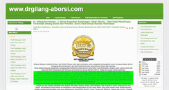 Desktop Screenshot of drgilang-aborsi.com